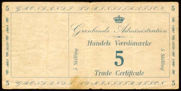 Greenland , Greenland Trade Certificate , M6 5