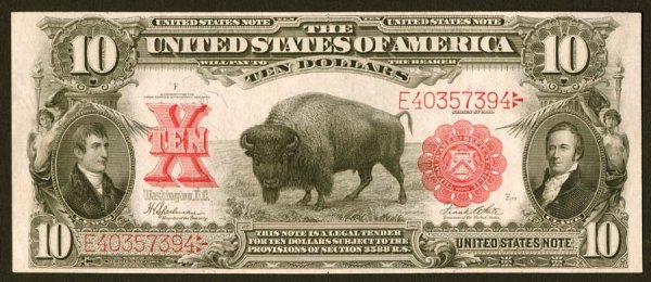 Fr. 122 $10 1901 