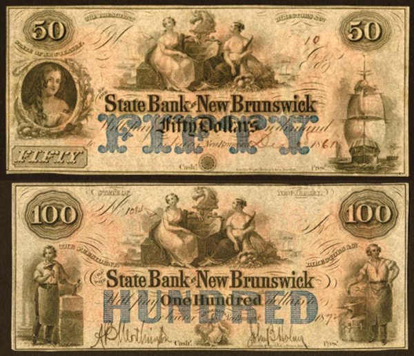 New Jersey NJ-350 G76a & G80a $50 & $100 