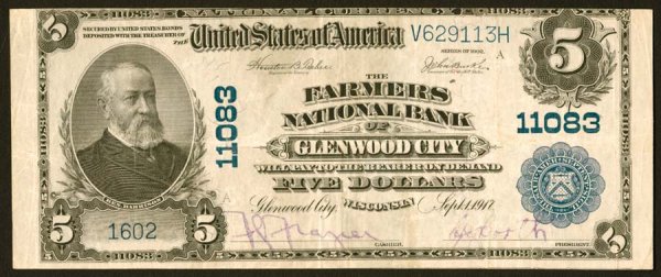 Wisconsin - Glenwood City, Farmers NB, 11083 