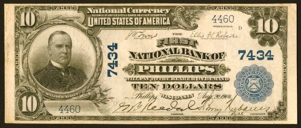 Wisconsin - Phillips, First NB, 7434 