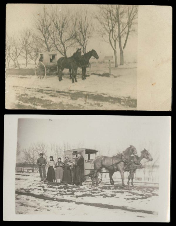 Horse-Drawn , Rawleigh and RFD Wagons , Amazing s