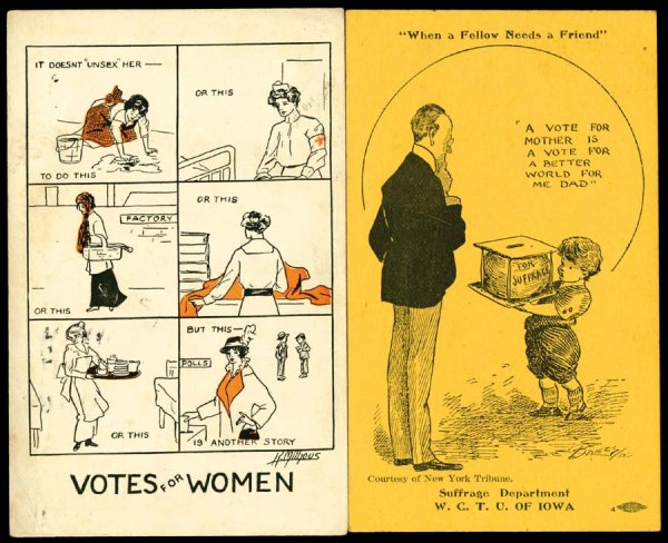 Social History , Vote for Suffrage , Two rare su