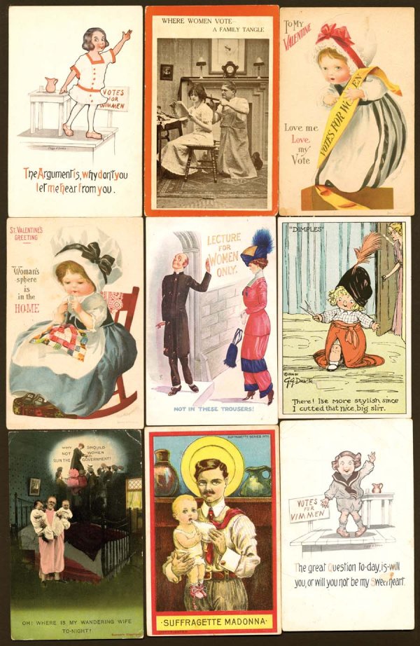 Social History , Suffrage , Suffrage Postcards ,