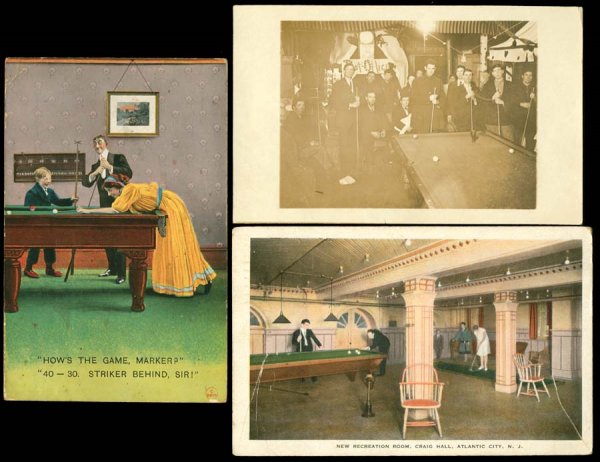 Sports , Pool , Pool Billiards , Nice RPPC of po