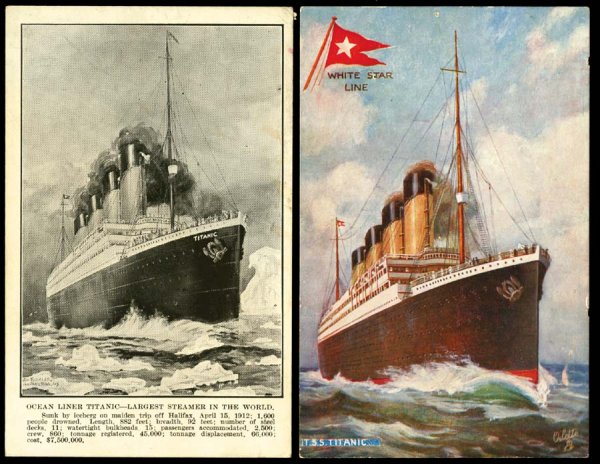 Transportation , Boats, ships , Woven Silk Lusit