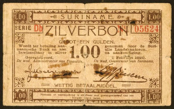 Surinam - Zilverbon 