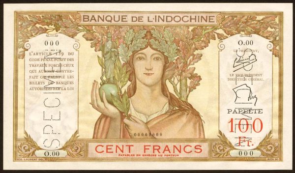 Tahiti - Banque de l'Indochine 