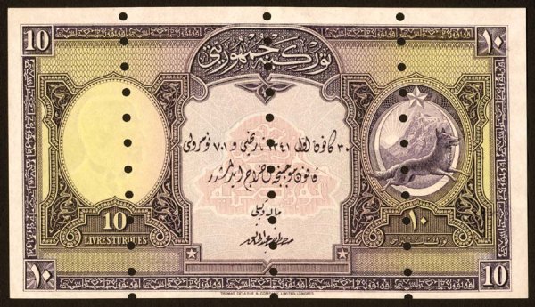 Turkey - State Note of the Ministry of Finance 