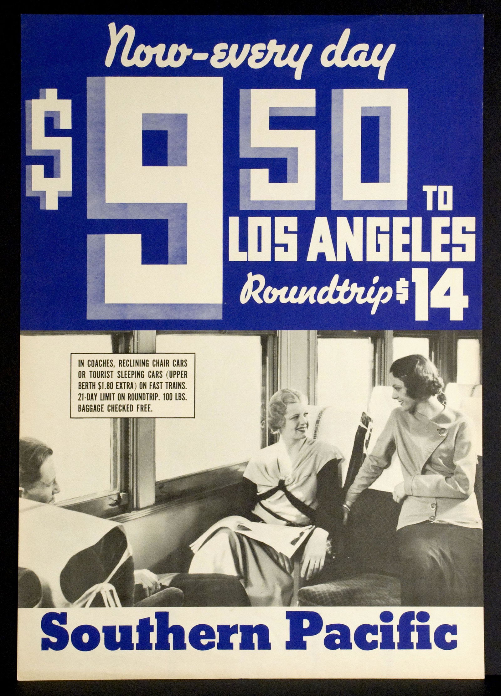 $9.50 to Los Angeles / Southern Pacific Railroad Travel (1 of 1)