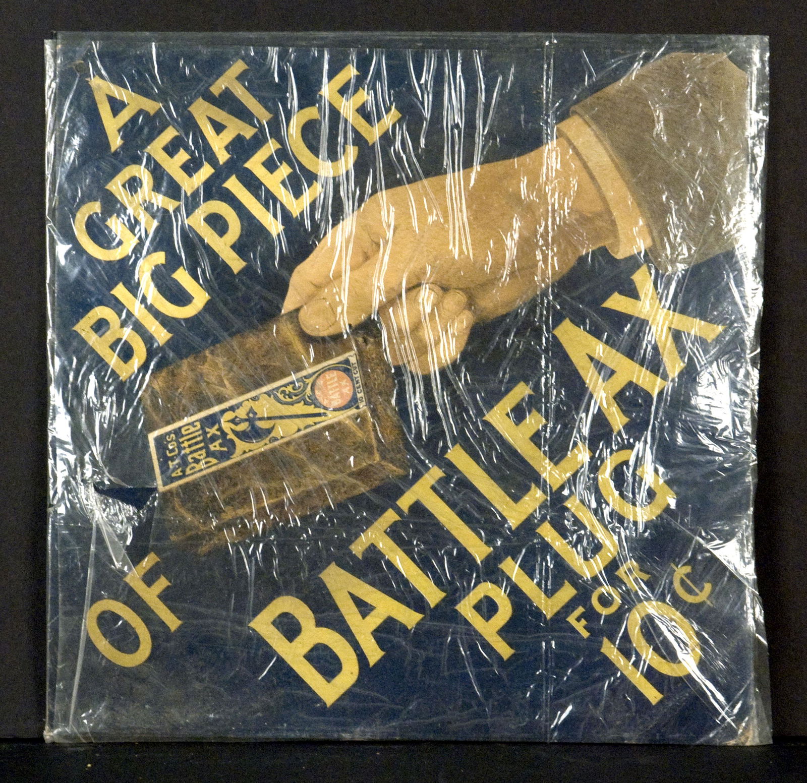Battle Ax Plug Tobacco Advertising Poster (1 of 1)
