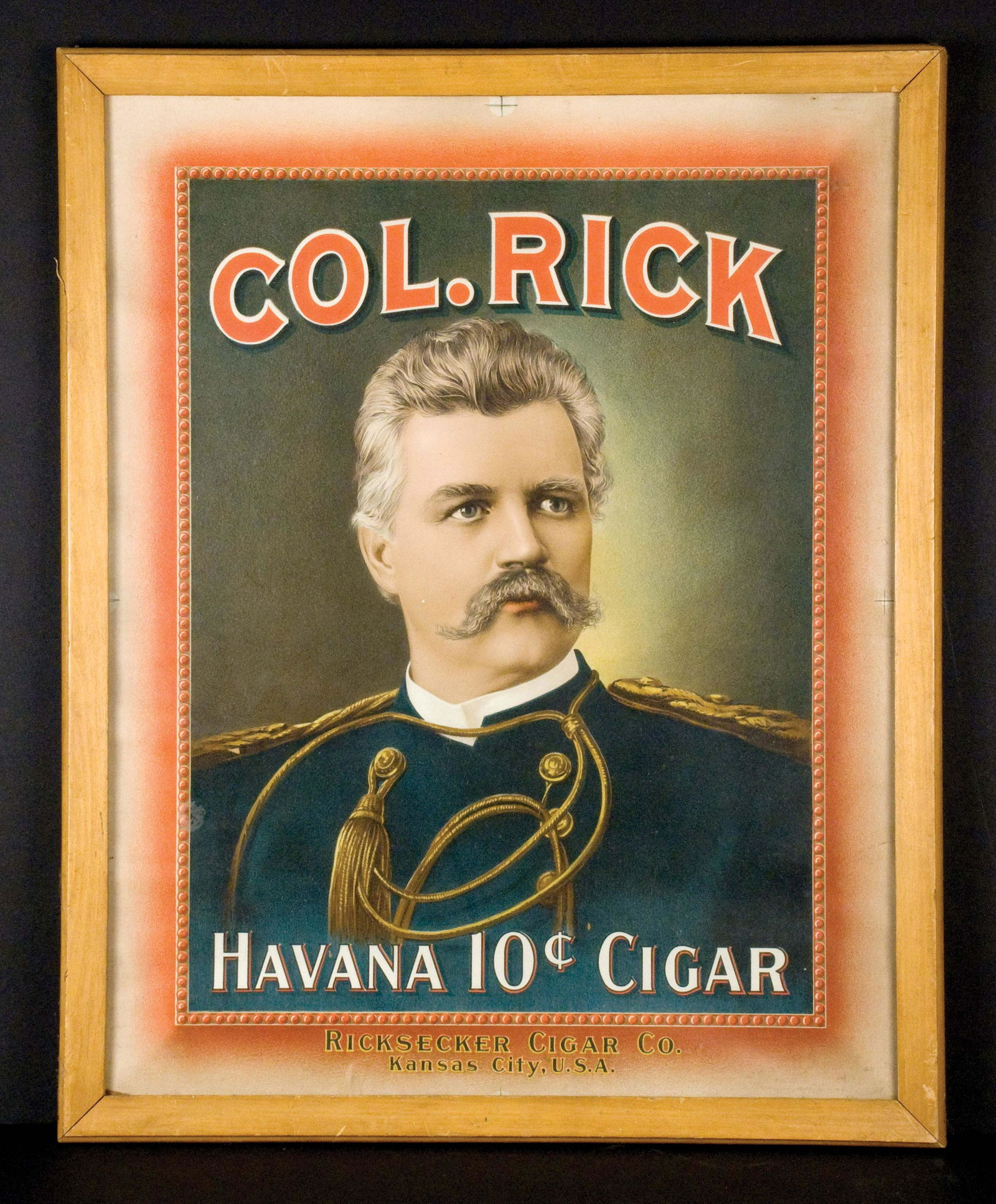 Havana Cigars Advertising Poster, Kansas City Interest (1 of 1)
