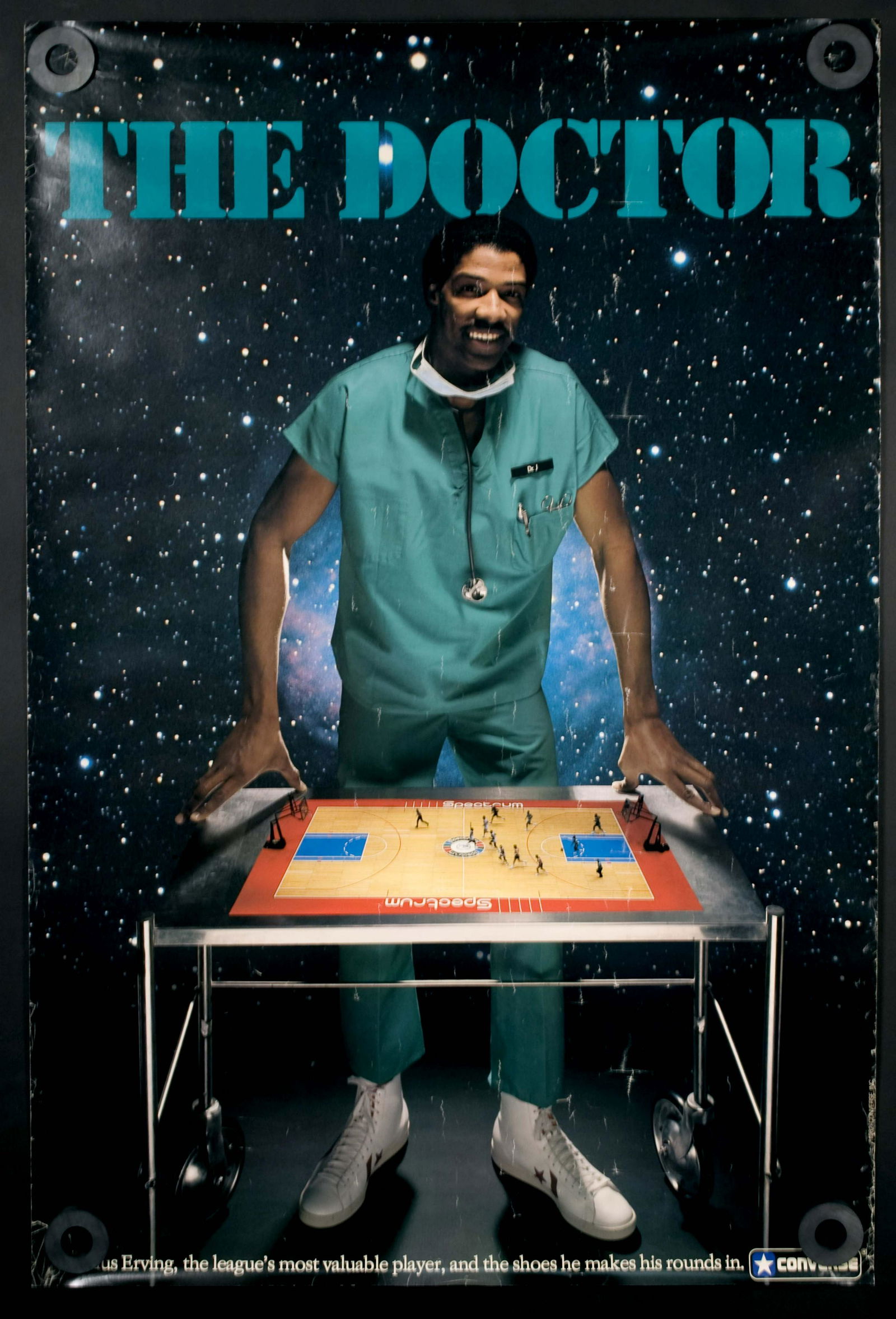Dr j top converse poster