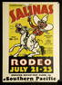 Salinas Rodeo / Southern Pacific Railroad Travel Poster