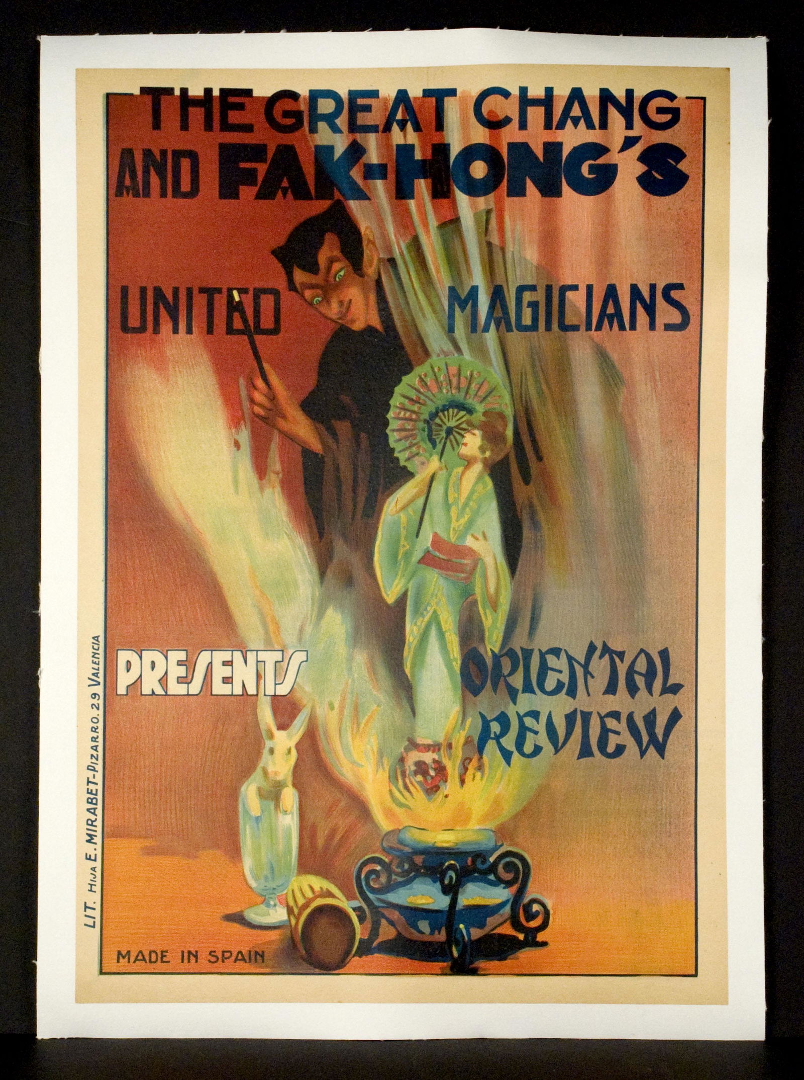 Chang and Fak-Hong's Oriental Review Magic Show Poster (1 of 1)