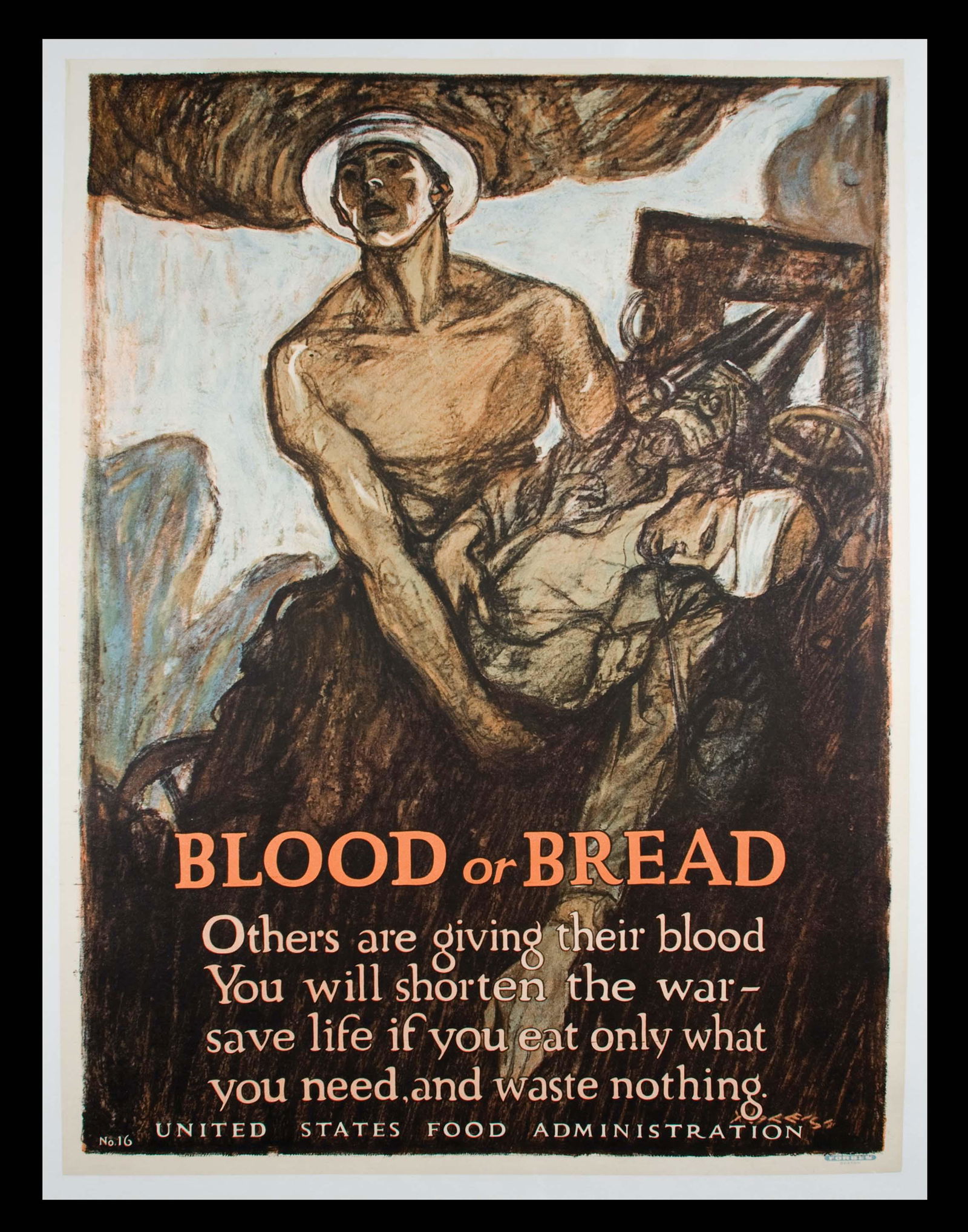 Blood or Bread WWl Poster (1 of 1)