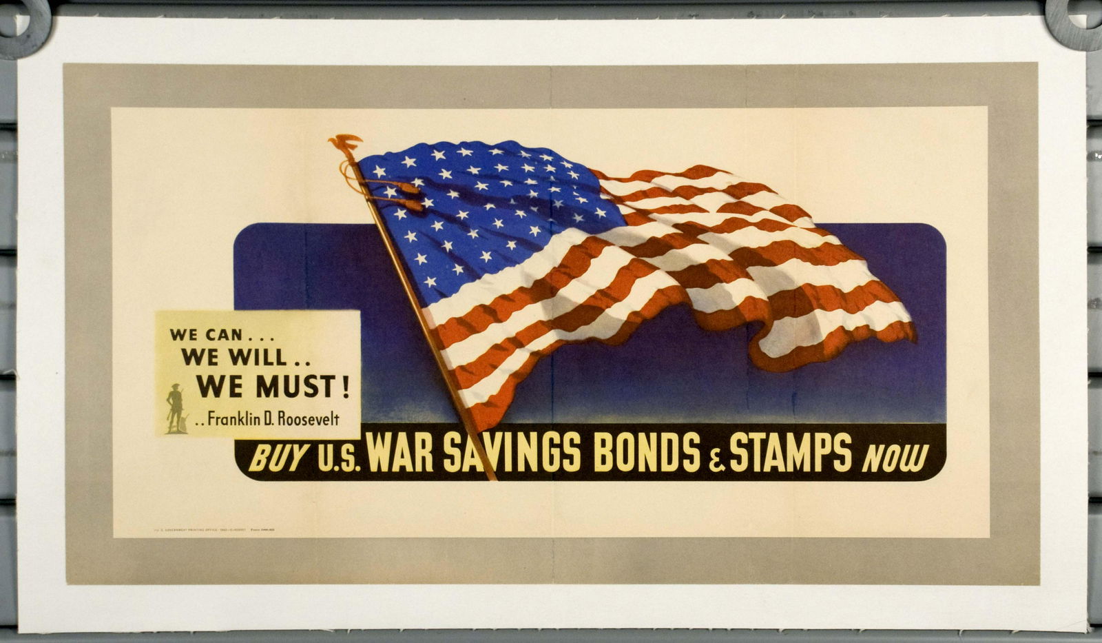 Buy US Savings Bonds WWll Poster (1 of 1)