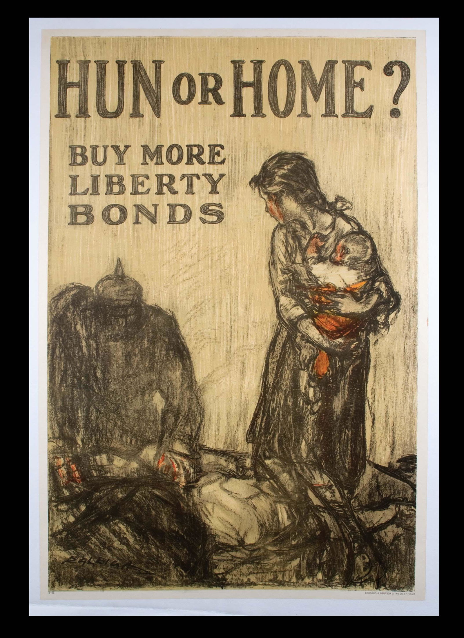 Hun Are Home Liberty Bonds WWl Poster (1 of 1)