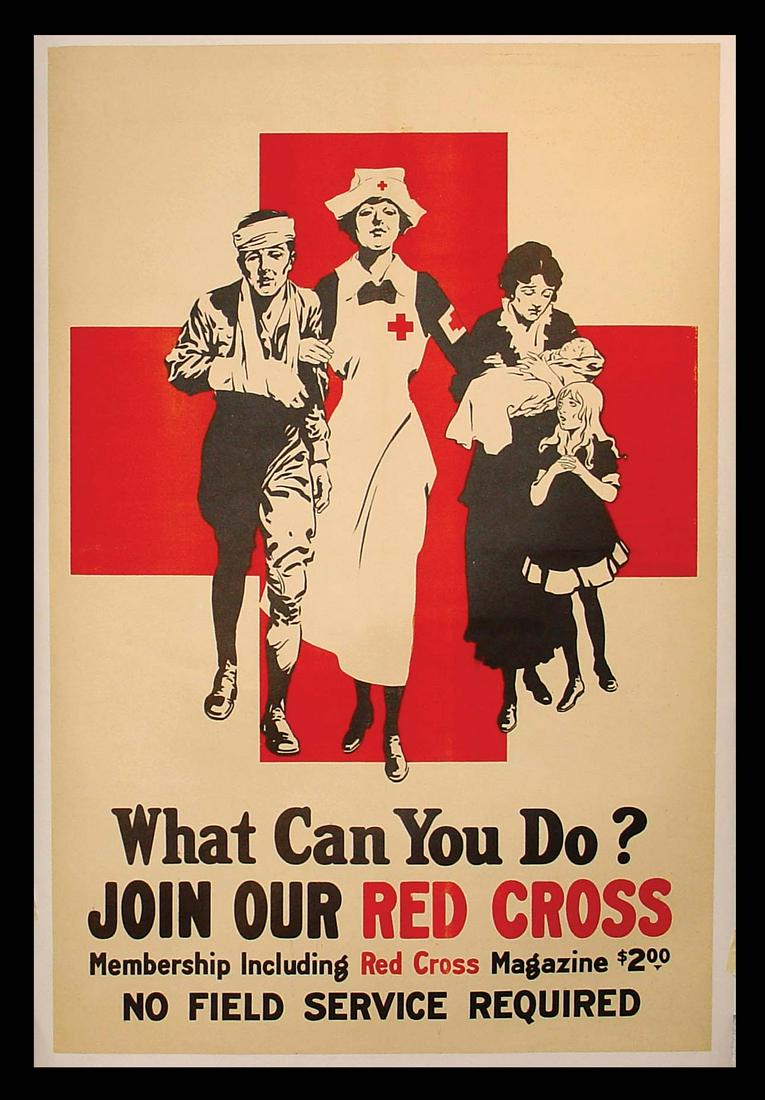 What can you do? WWl Poster: linen backed, very good condition, 42x28