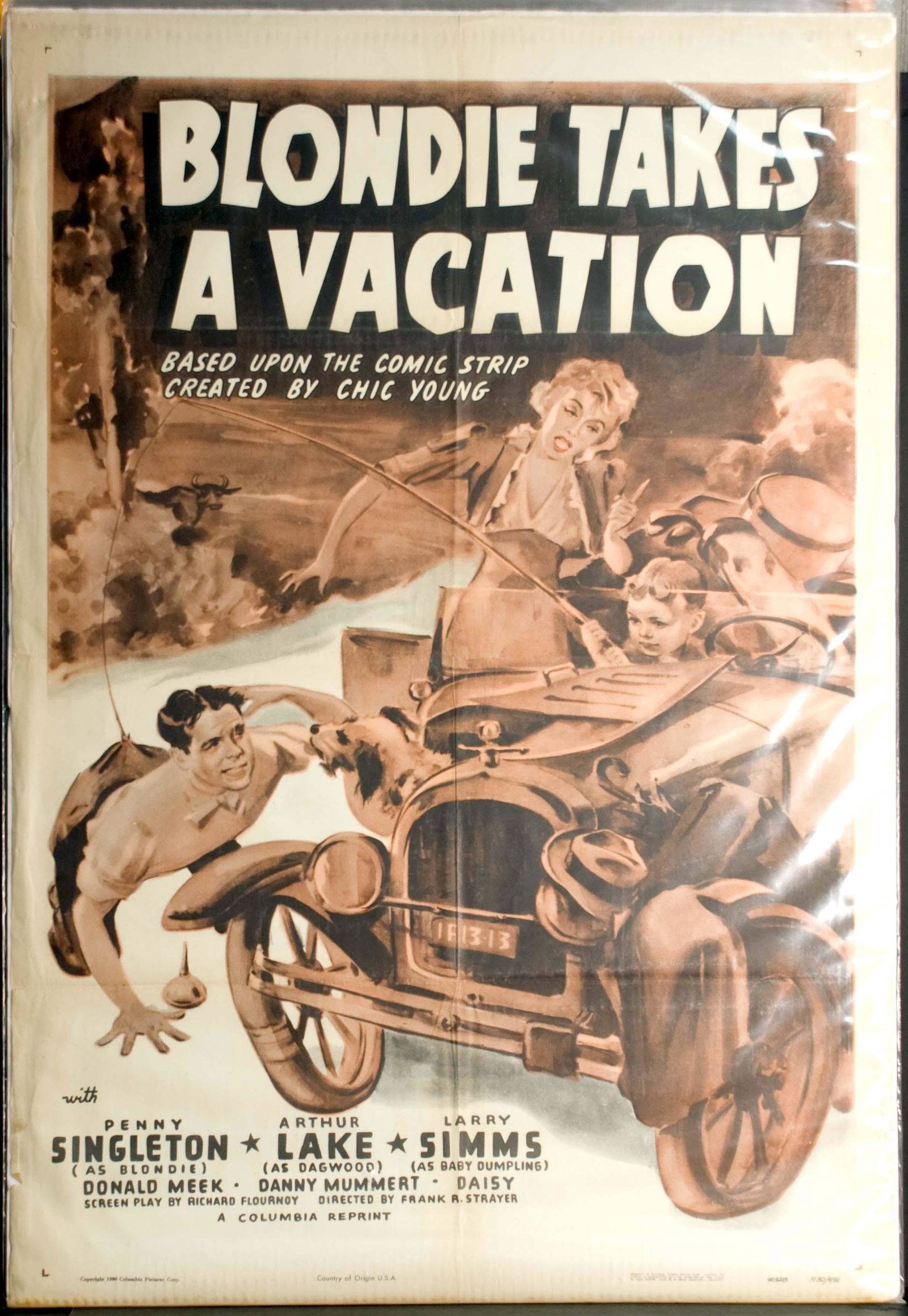 Blondie Takes a Vacation Movie Poster (1 of 1)