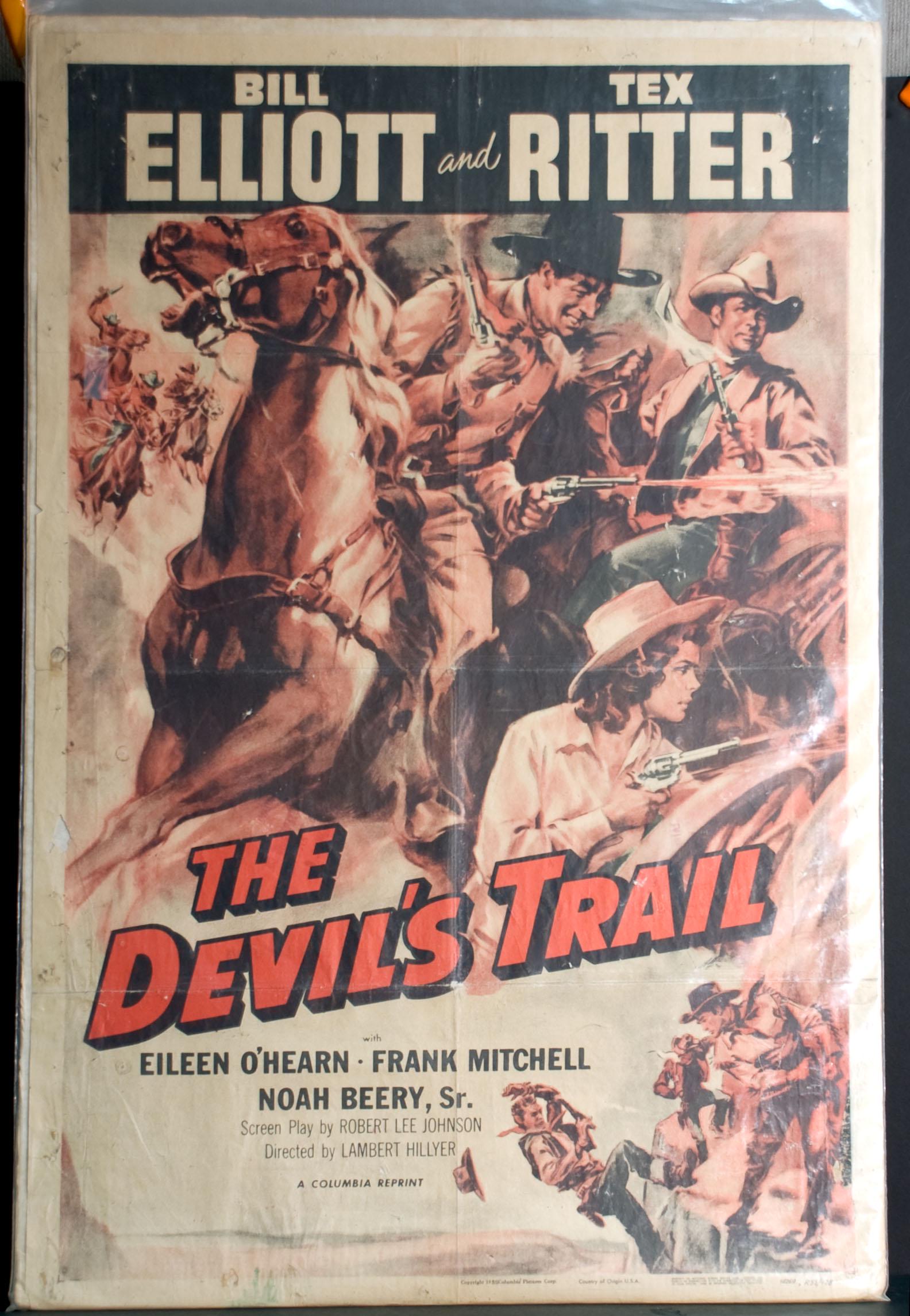 Devil's Trail Movie Poster, 1955 (1 of 1)