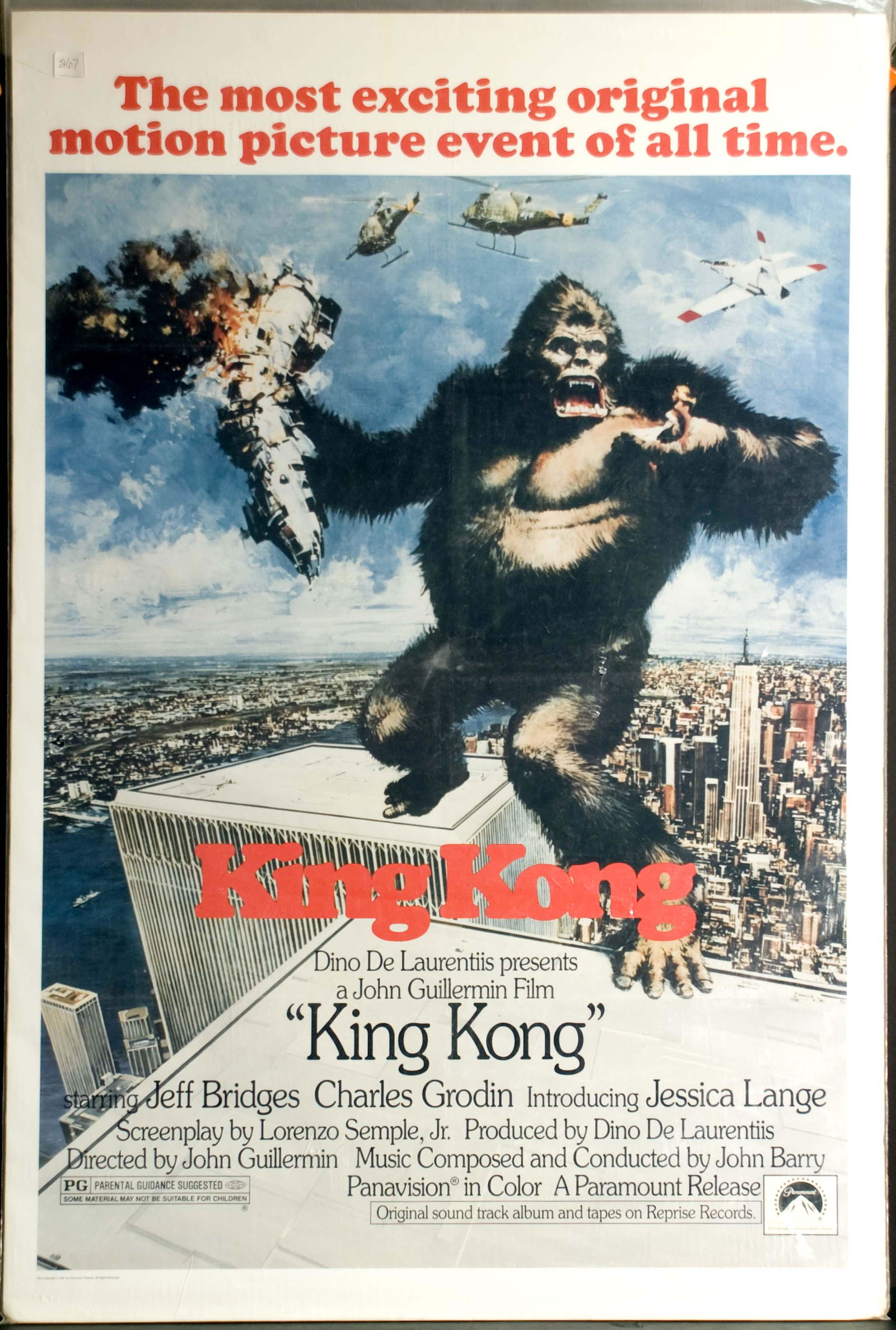 King Kong Movie Poster, 1991 (1 of 1)