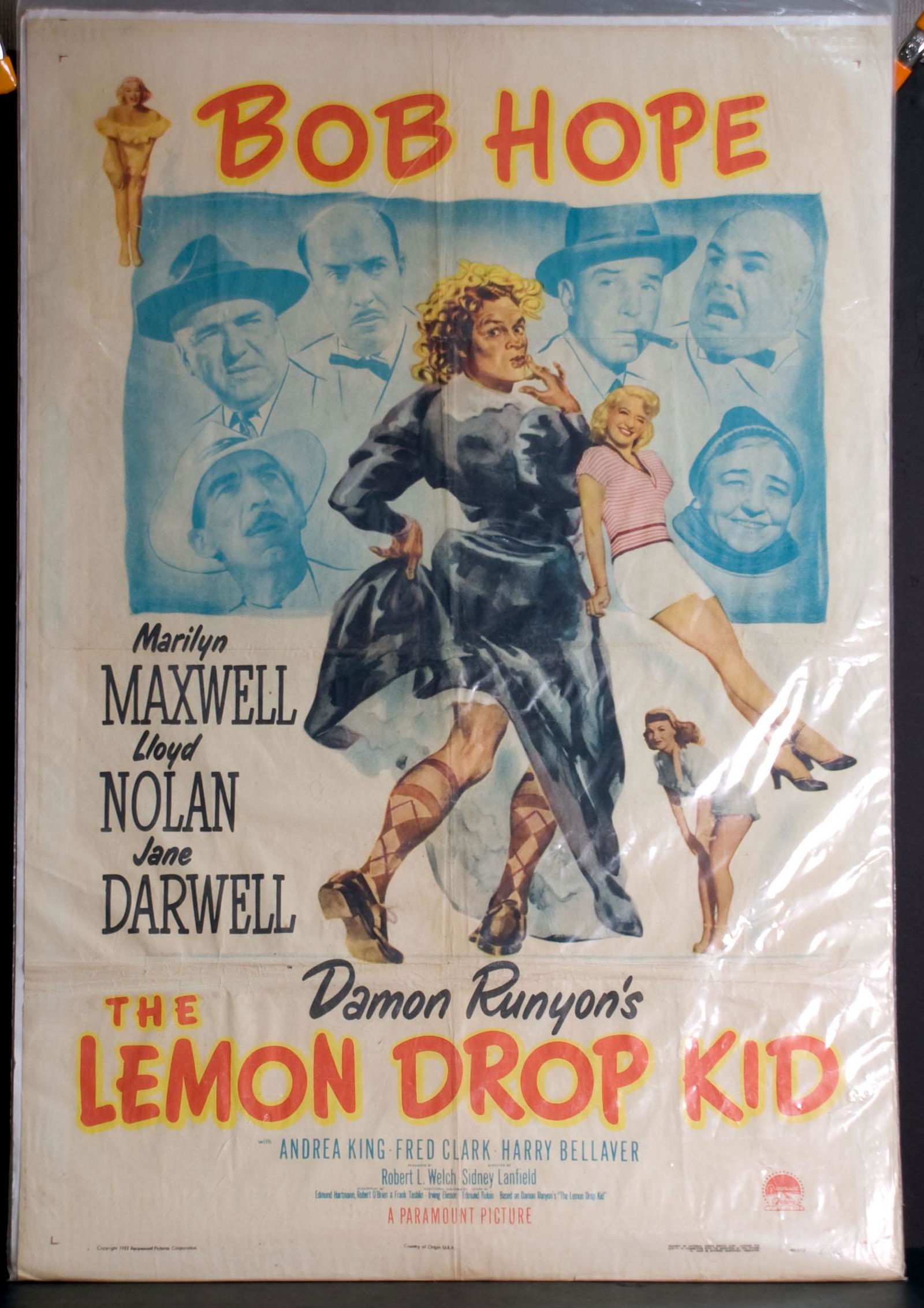 The Lemon Drop Kid Movie Poster, 1951 (1 of 1)