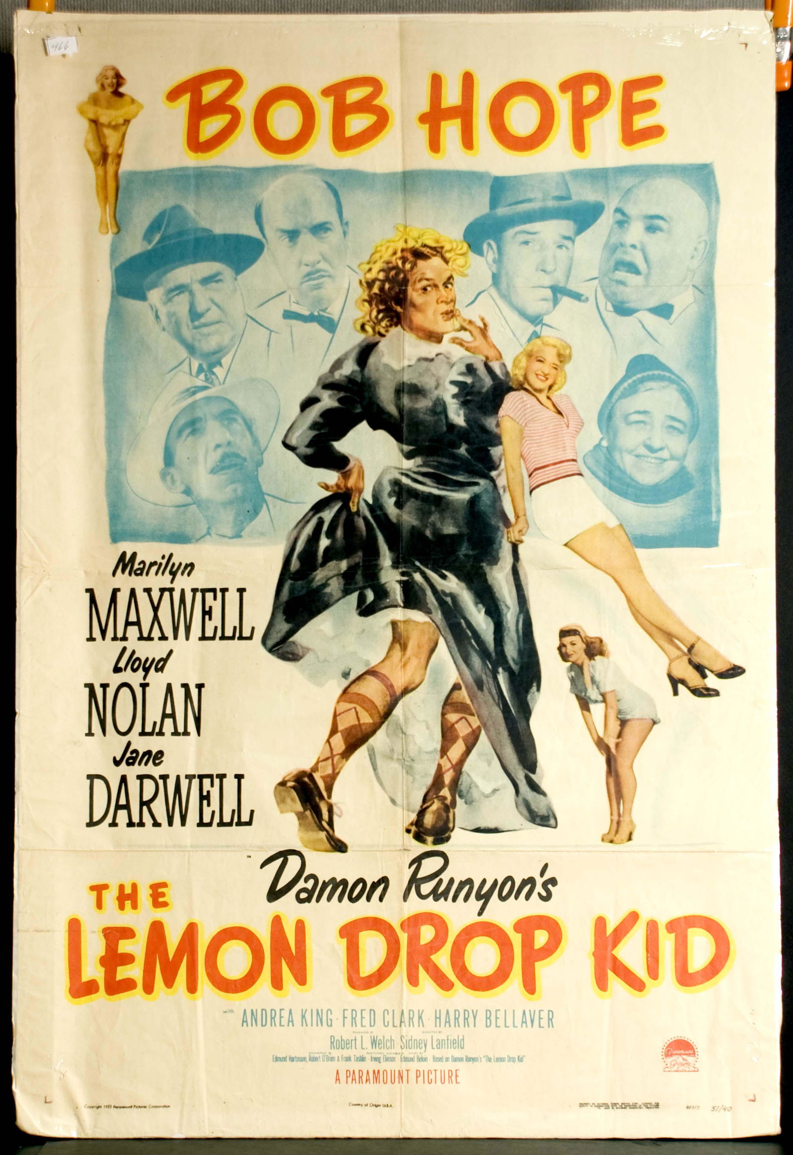 The Lemon Drop Kid Movie Poster, 1951 (1 of 1)