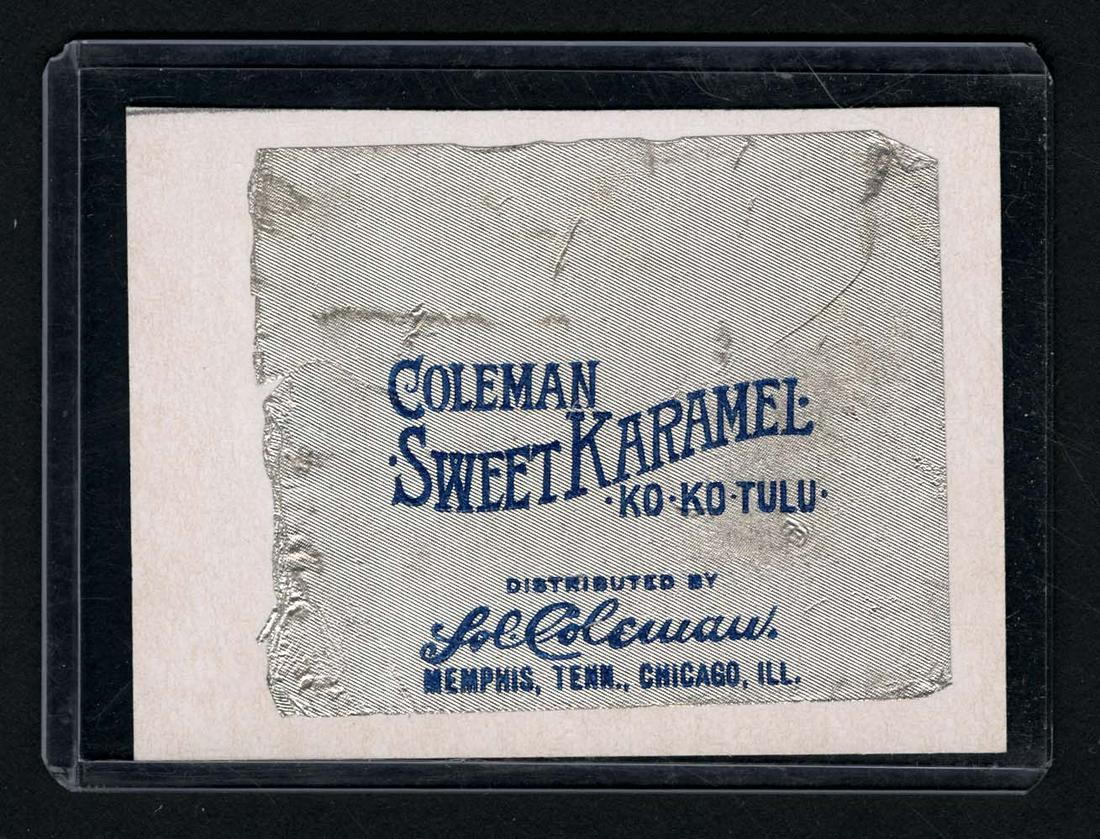 Coleman Sweet Karamel Ko-Ko Nut Tulu Chewing Gum Single: For the US market. 2.25 X 2.75