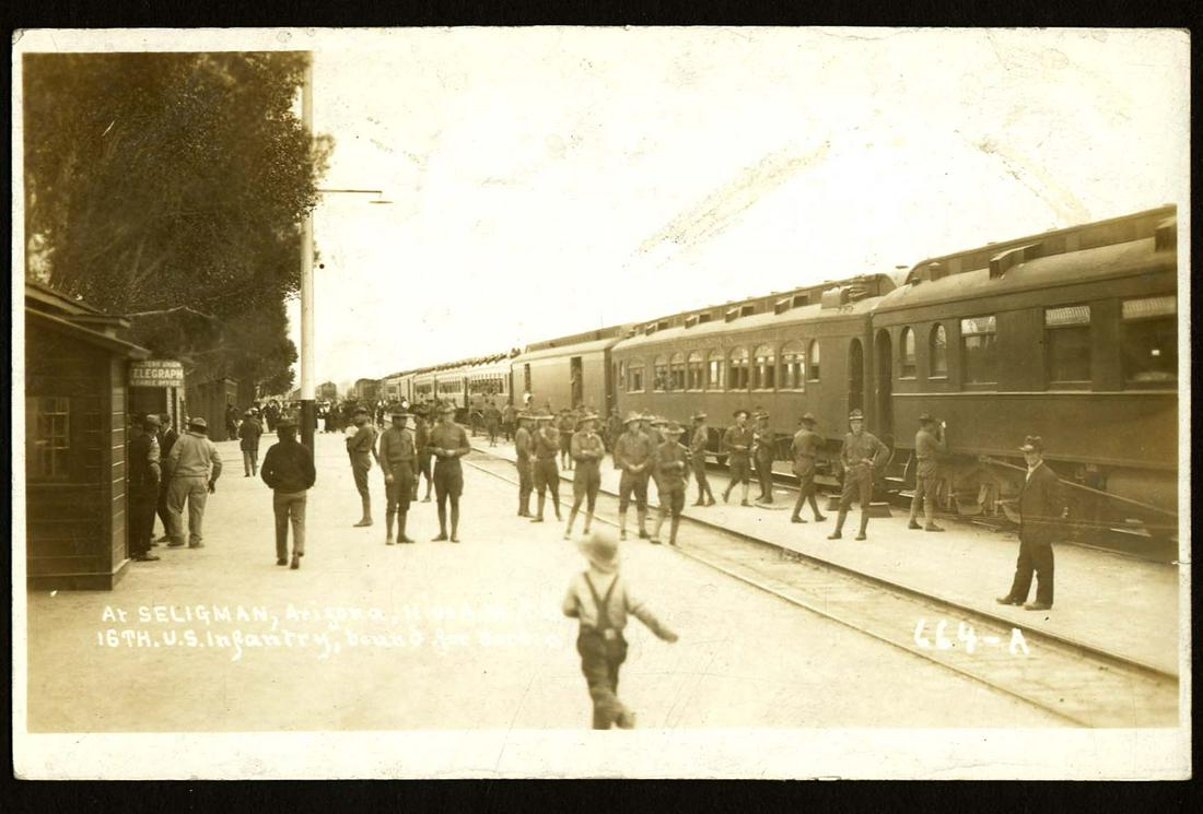 RPPC - Trains, Railroad & Depots - Seligman, AZ (1 of 1)
