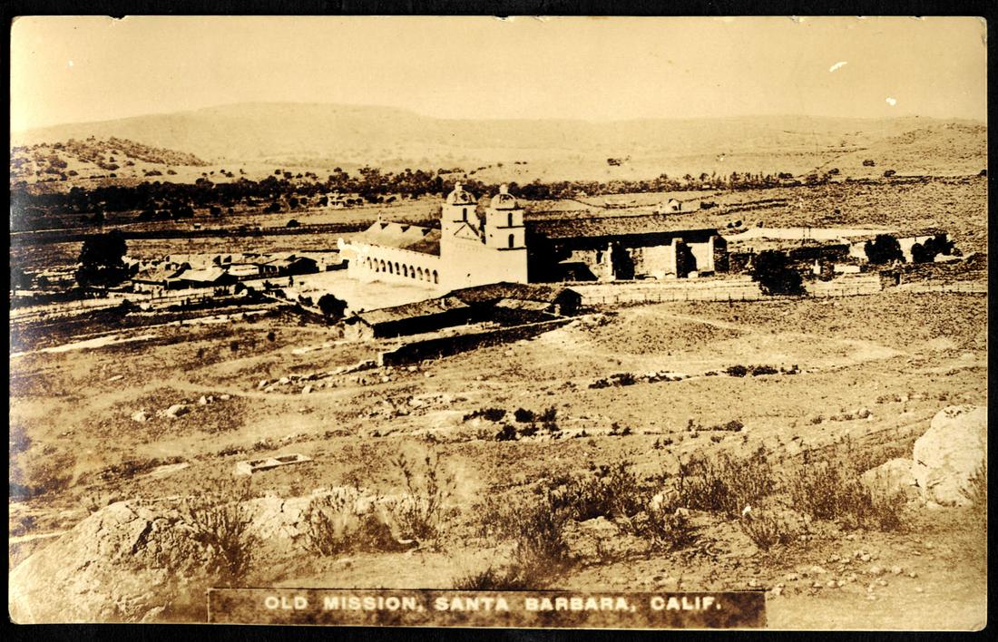 RPPC - USA Views - Old Mission Santa Barbara (1 of 1)