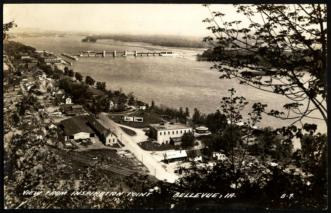 RPPC - USA Views - Bellevue, Iowa (1 of 1)