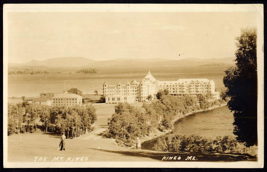 RPPC - USA Views - The Mt. Kineo (1 of 1)