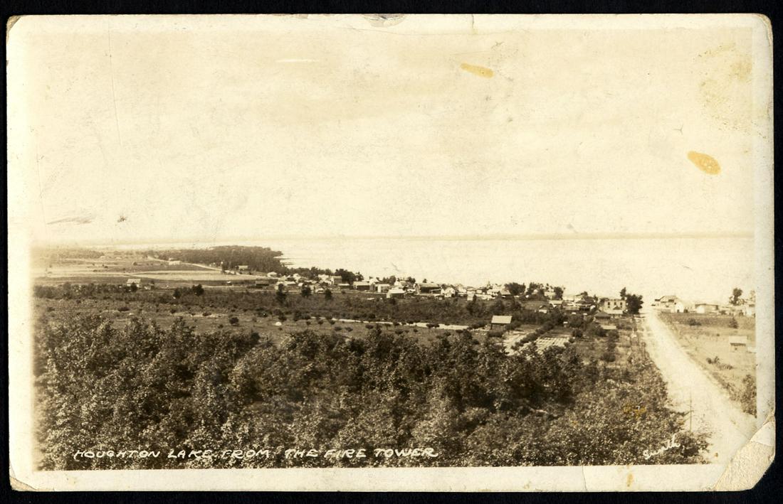 RPPC - USA Views - Houghton Lake (1 of 1)
