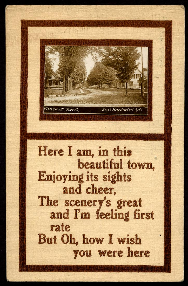 RPPC - USA Views - East Hardwick, Vermont (1 of 1)