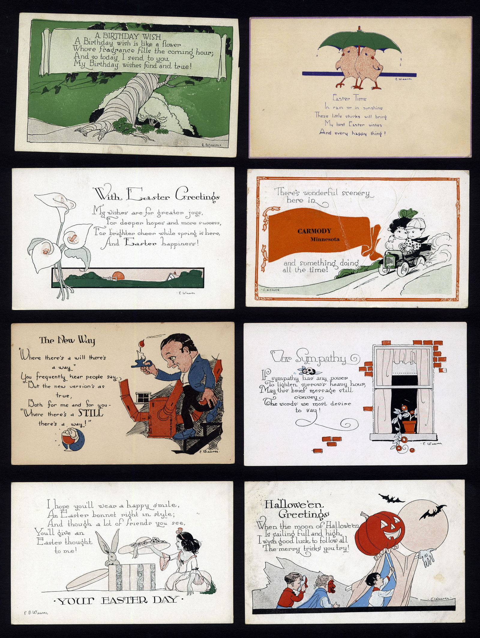 E. Weaver Signed Cards (1 of 1)