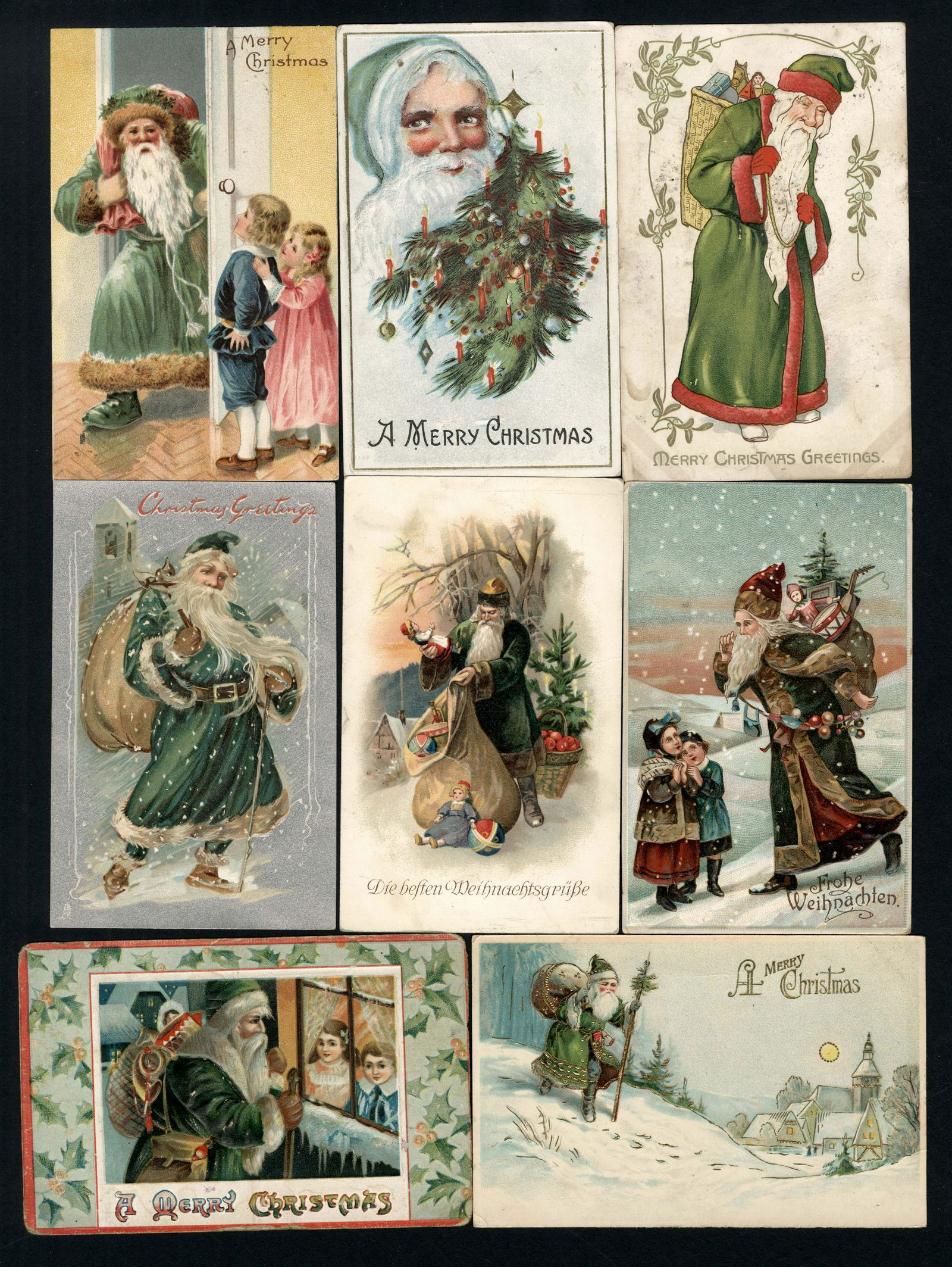 Green Robed Santas (1 of 1)