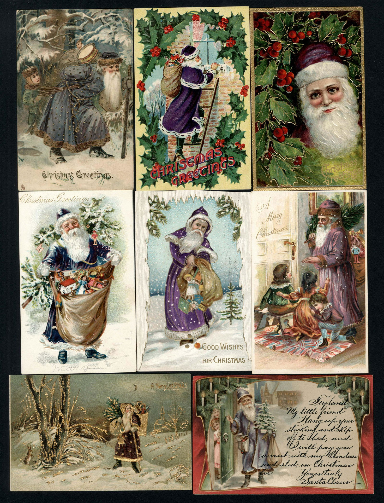 Purple Robed Santas (1 of 1)