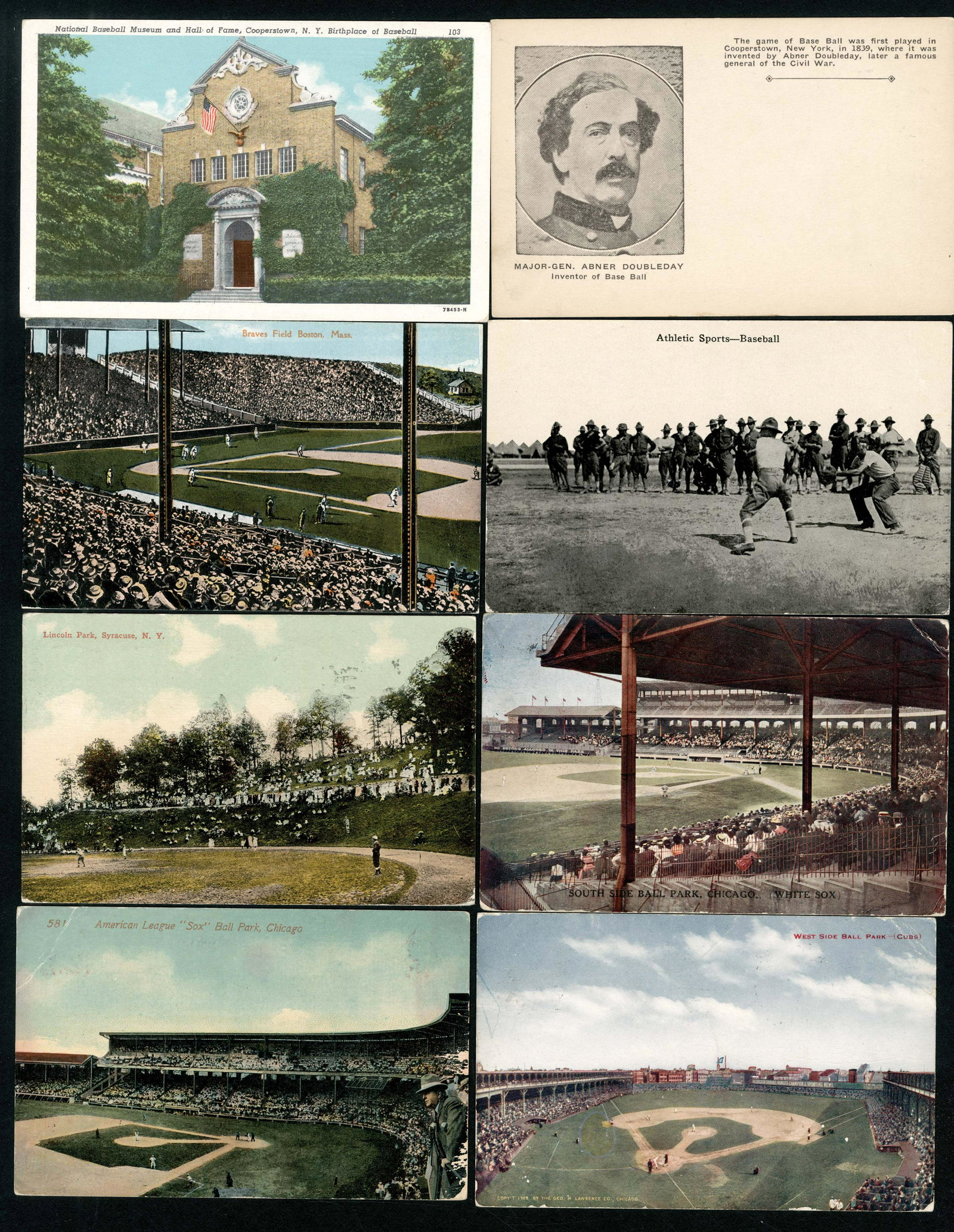Various Stadiums and Games: Some from all eras here. Nice selection.
