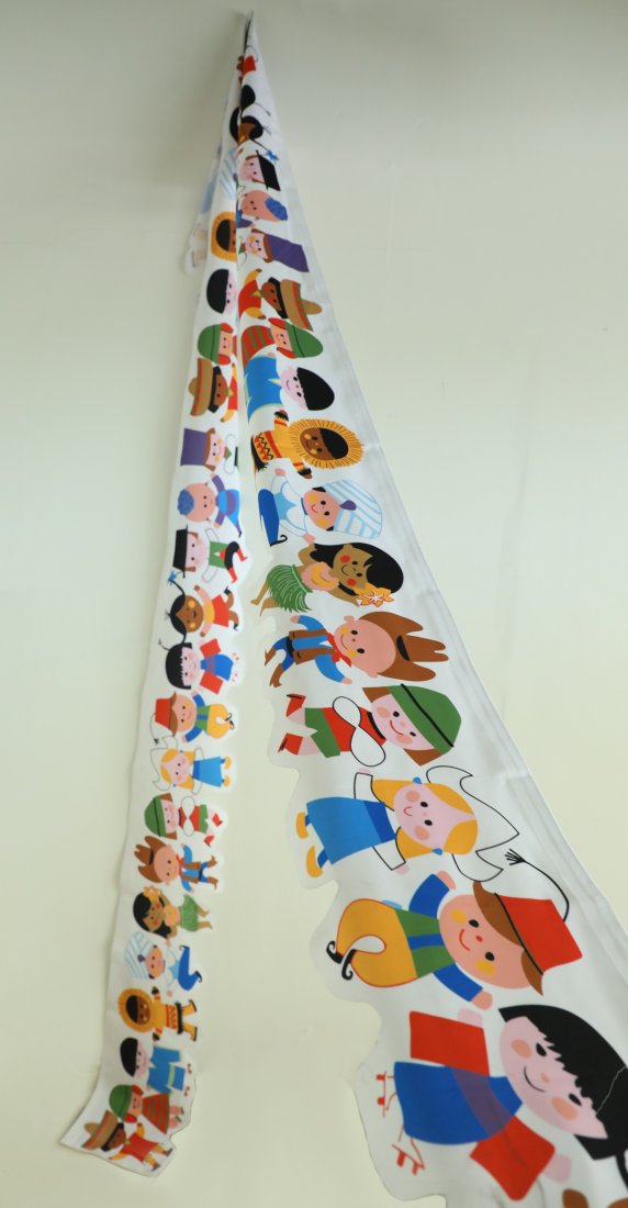 Large Small World  Fabric Banner (1 of 2)