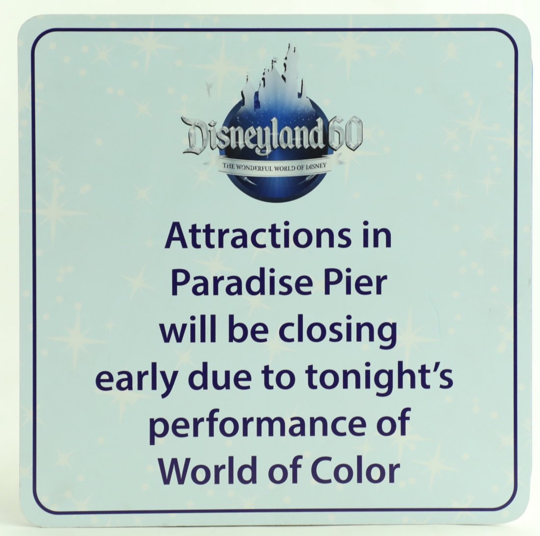 60th Anniversary Sign - California Adventure (1 of 1)