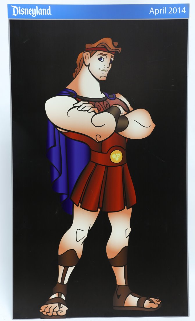 Disneyland Promotional Display Sign Hercules (1 of 1)