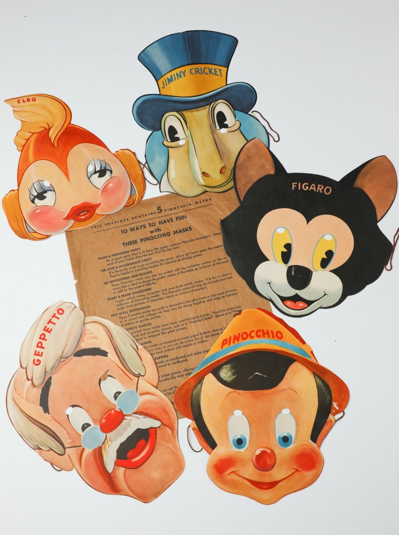 1939 Pinocchio Promotional Mask Gillette Razor Co. (1 of 5)