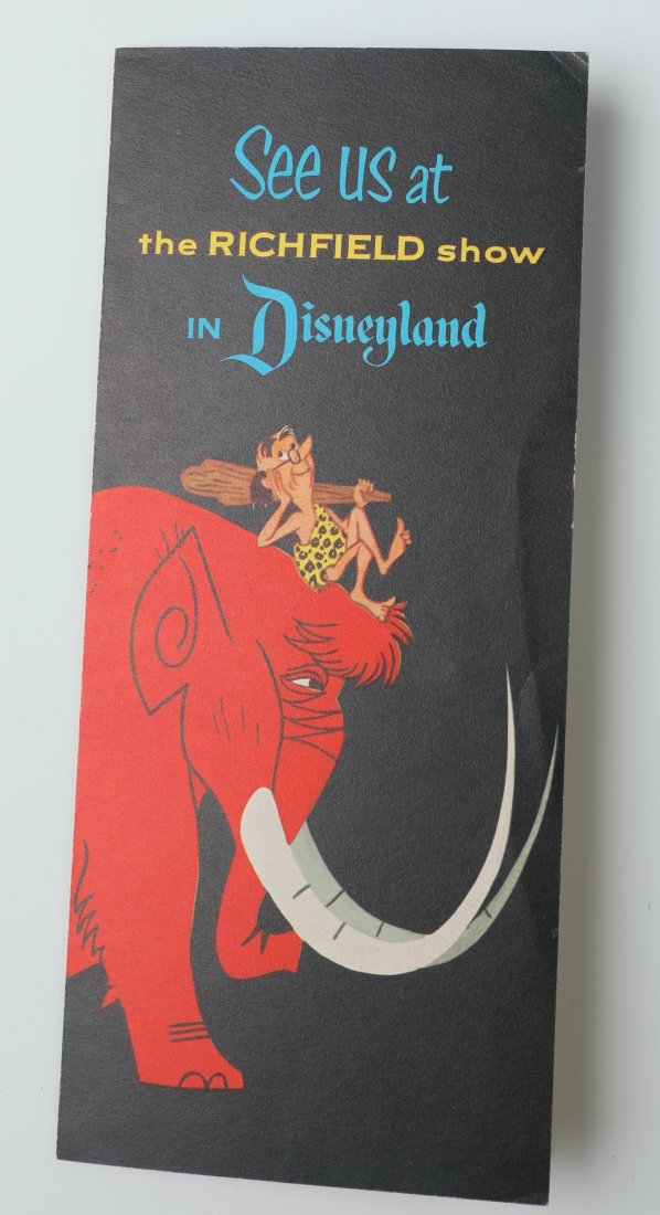 1955 The Richfield Show Guide Brochure from Disneyland (1 of 3)