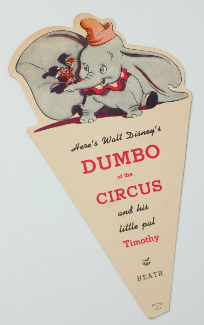 1955 "Dumbo of the Circus" Handout Mickey Mouse Circus (1 of 2)