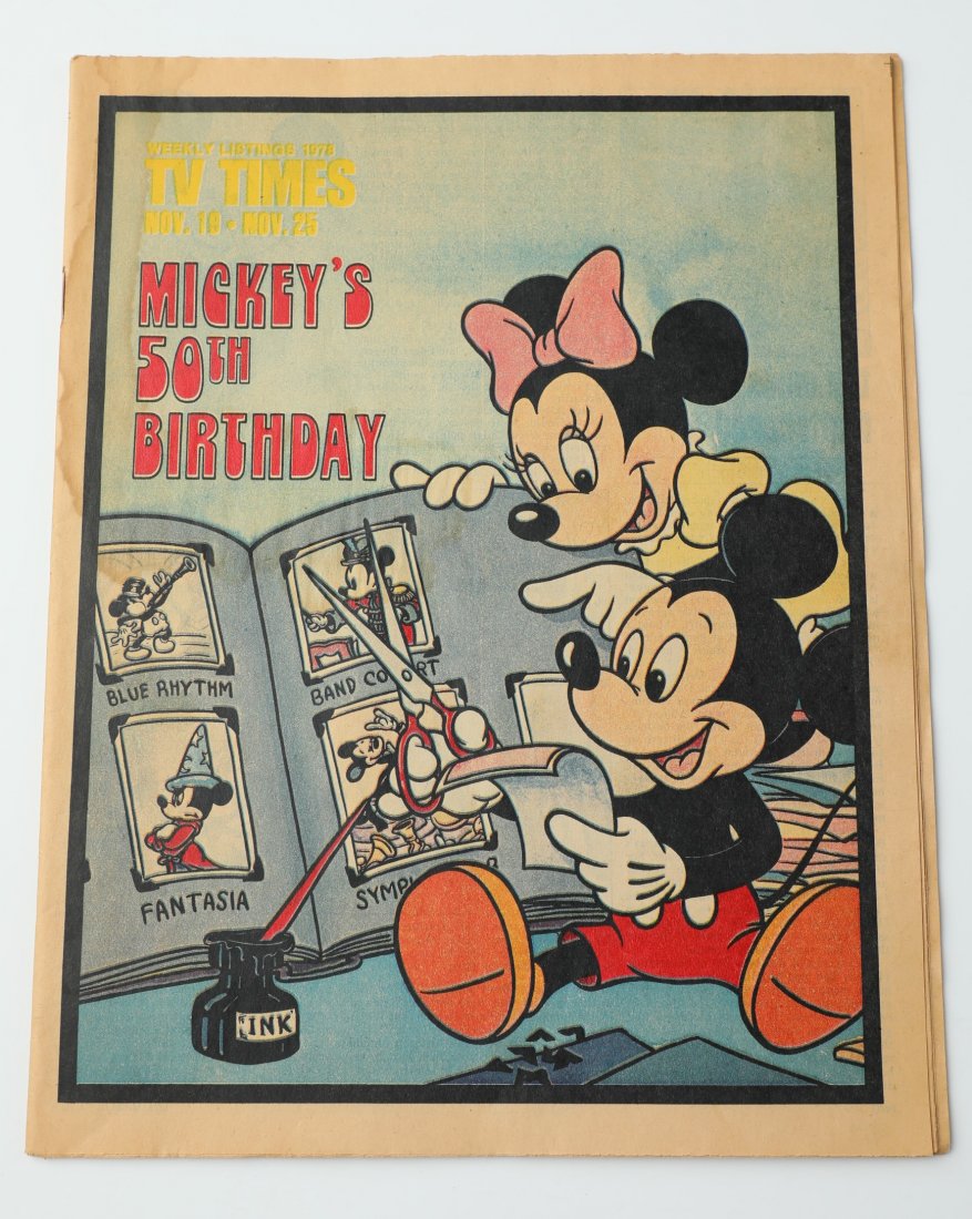1978 Los Angeles Times Special Edition Mickey's 50th (1 of 3)