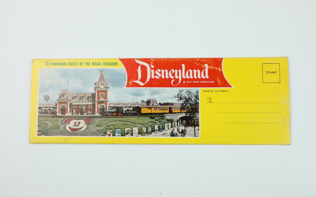 Rare 1950's Panorama of the Magic Kingdom Disneyland (1 of 5)