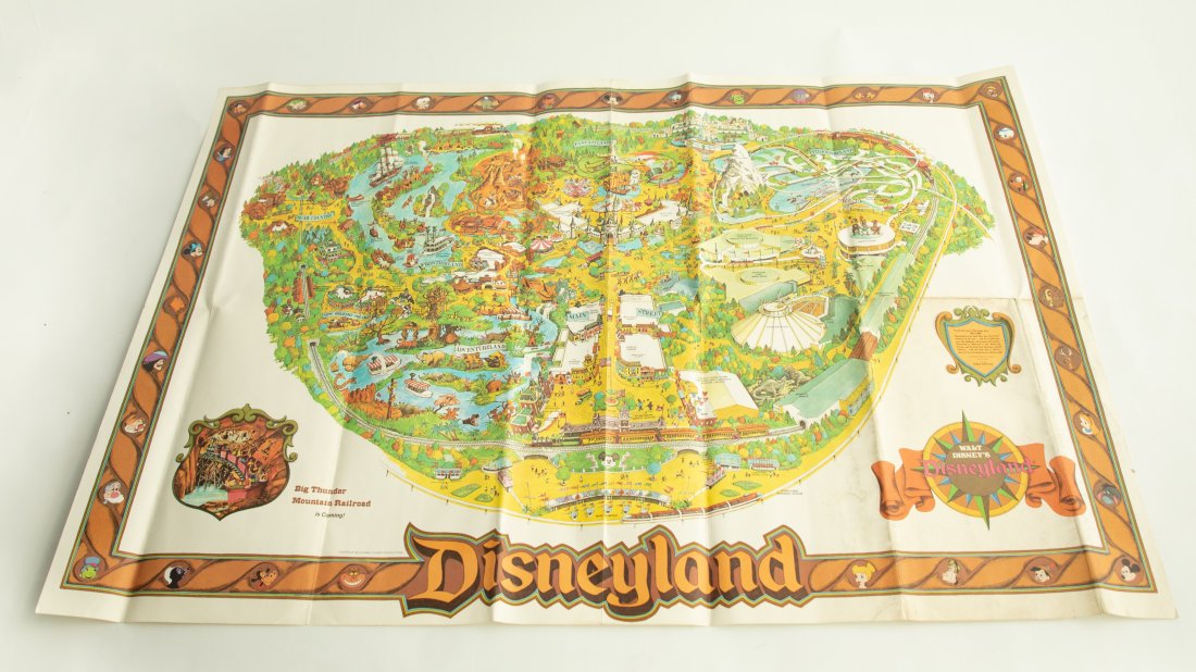 1978 Disneyland Souvenir Map (1 of 1)