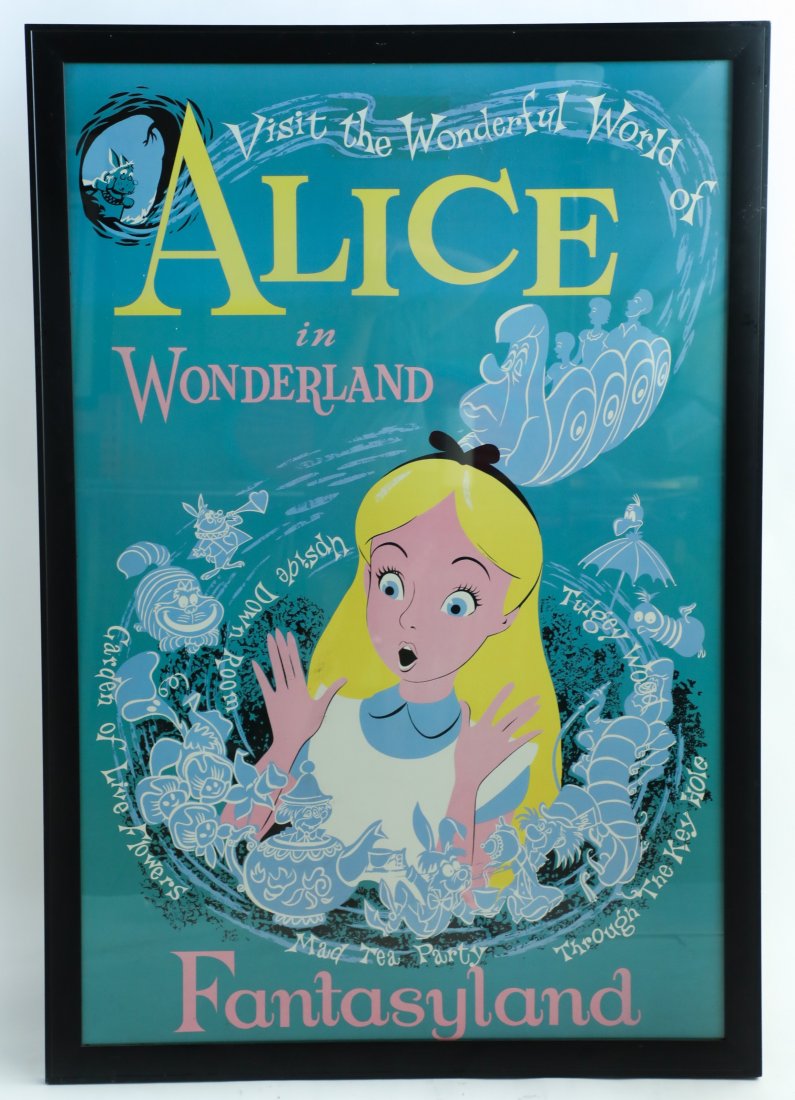 Alice in Wonderland Fantasyland Attraction Poster 90 (1 of 1)
