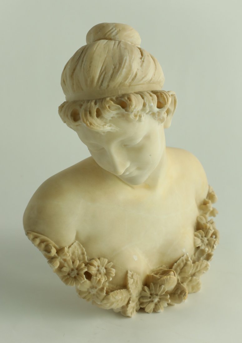 Disney Gallery Town Square Marble Woman Bust Display (1 of 12)